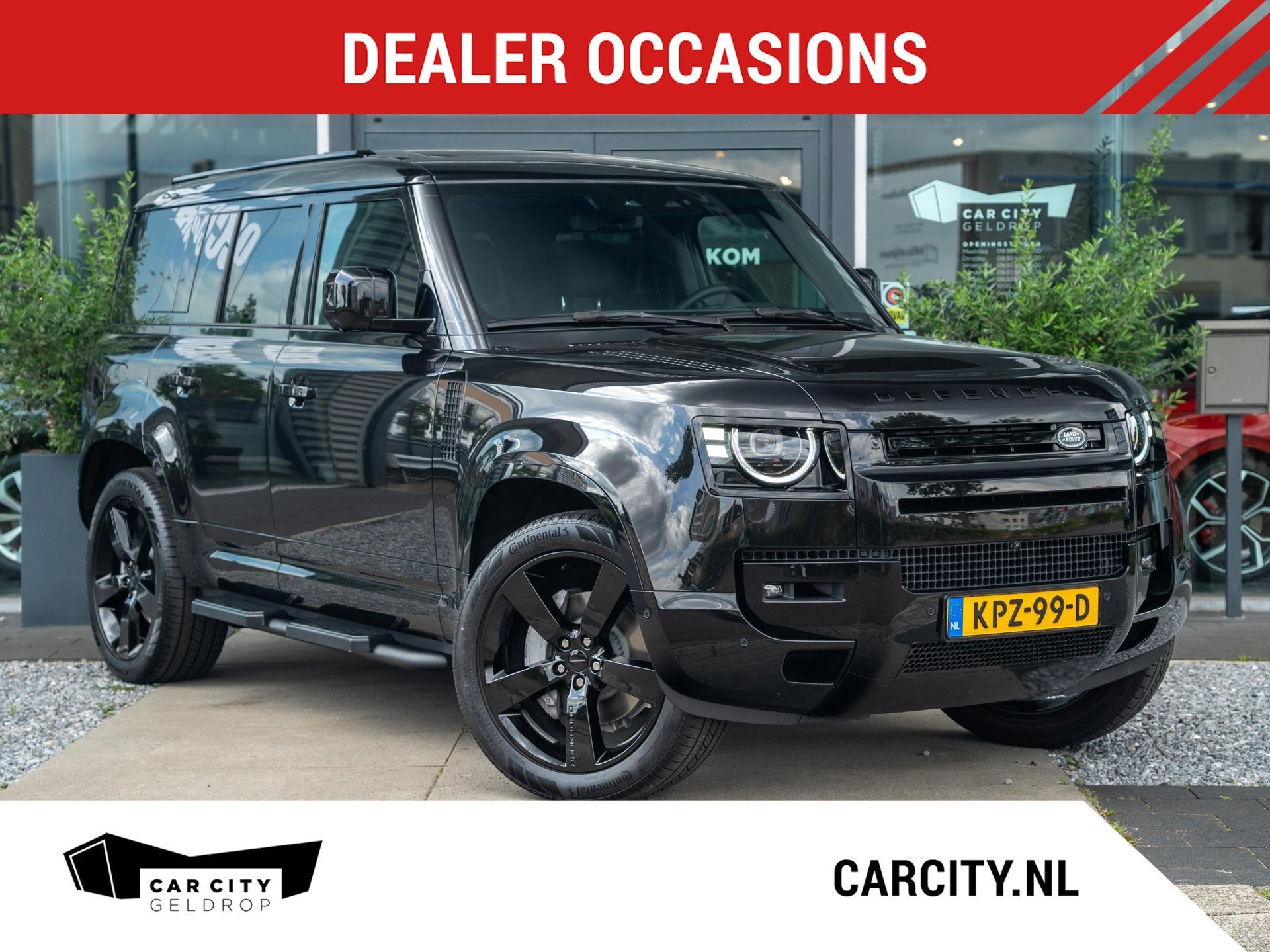 Land Rover Defender 2.0 P300e 110 X-Dynamic HSE / Pano / Hea, Automaat, 12 maanden, Zwart, 3000 kg