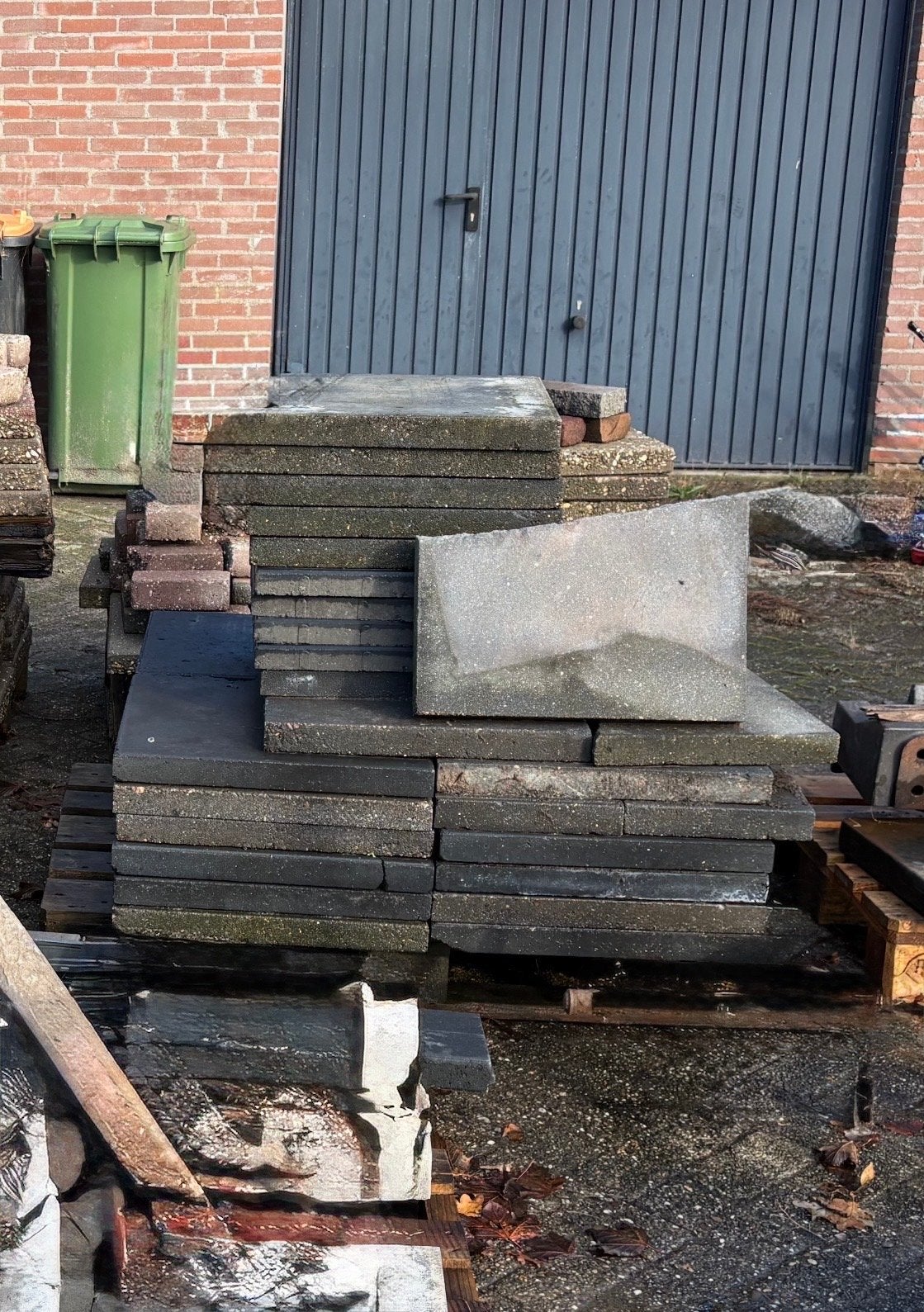 50x50 Actreciet Tegels - Gebruikt, Ophalen, Gebruikt, Beton, Terrastegels