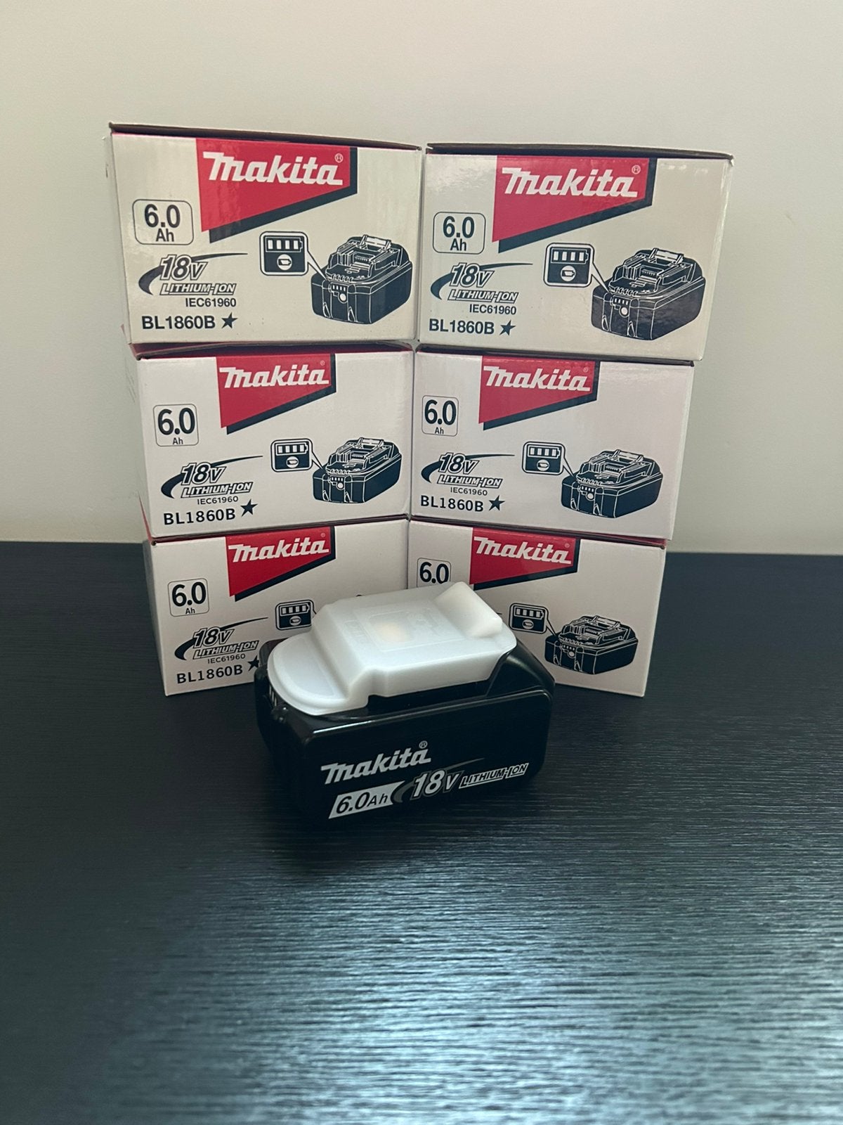 Makita 18V 6.0Ah Li-ion Accu BL1860B- Nieuw in doos, Ophalen of Verzenden, Nieuw