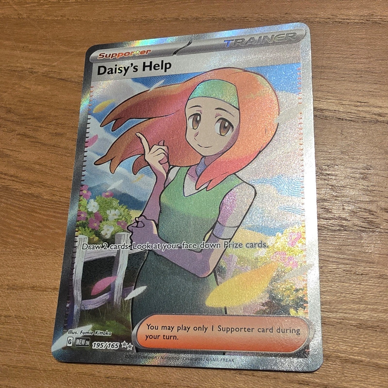 Daisy's Help MEW pokemon kaart, Ophalen of Verzenden