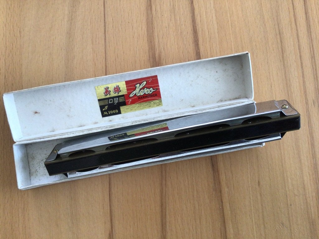 Mondharmonica, Gebruikt, C-mondharmonica, Ophalen of Verzenden, Met koffer of doosje