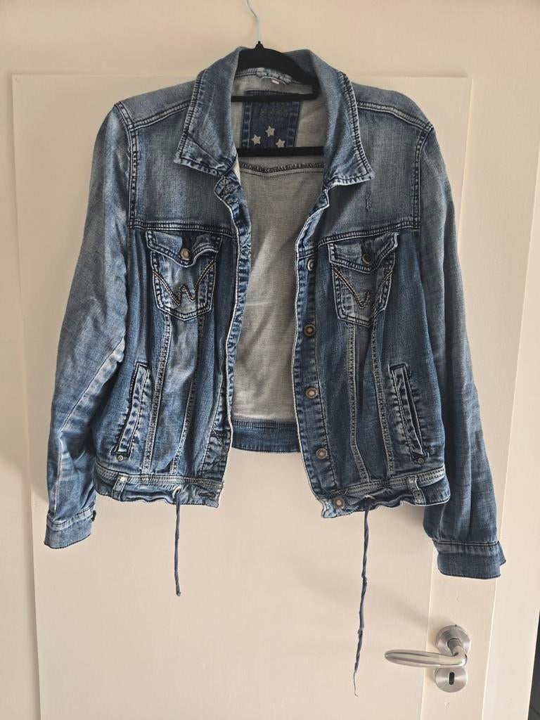 Great Looks spijkerjasje, maat 46, Kleding | Dames, Grote Maten, Blauw, Ophalen of Verzenden, Zo goed als nieuw, Great looks