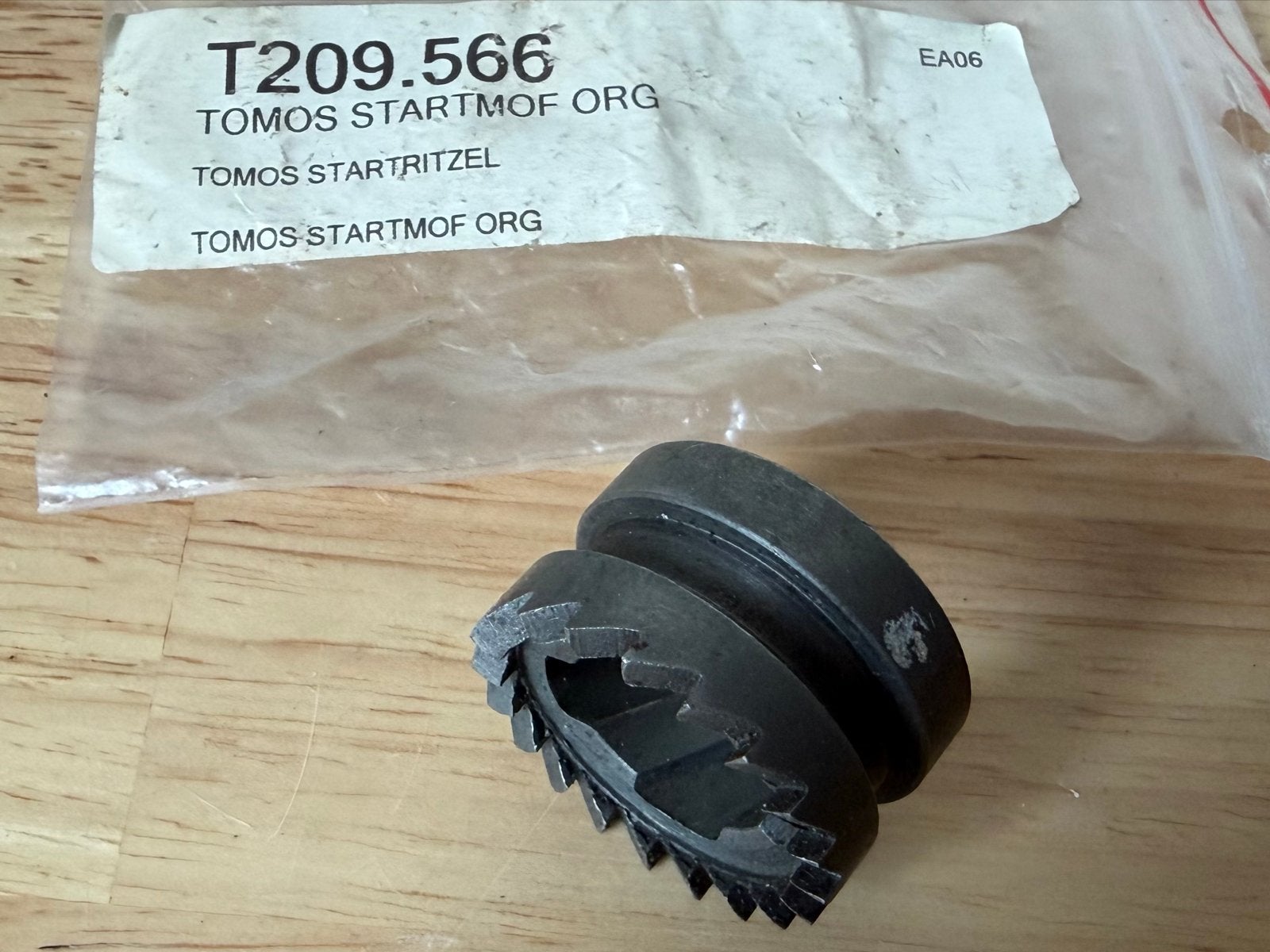 Origineel Tomos Kickstartrondsel (T209566), Verzenden, Nieuw