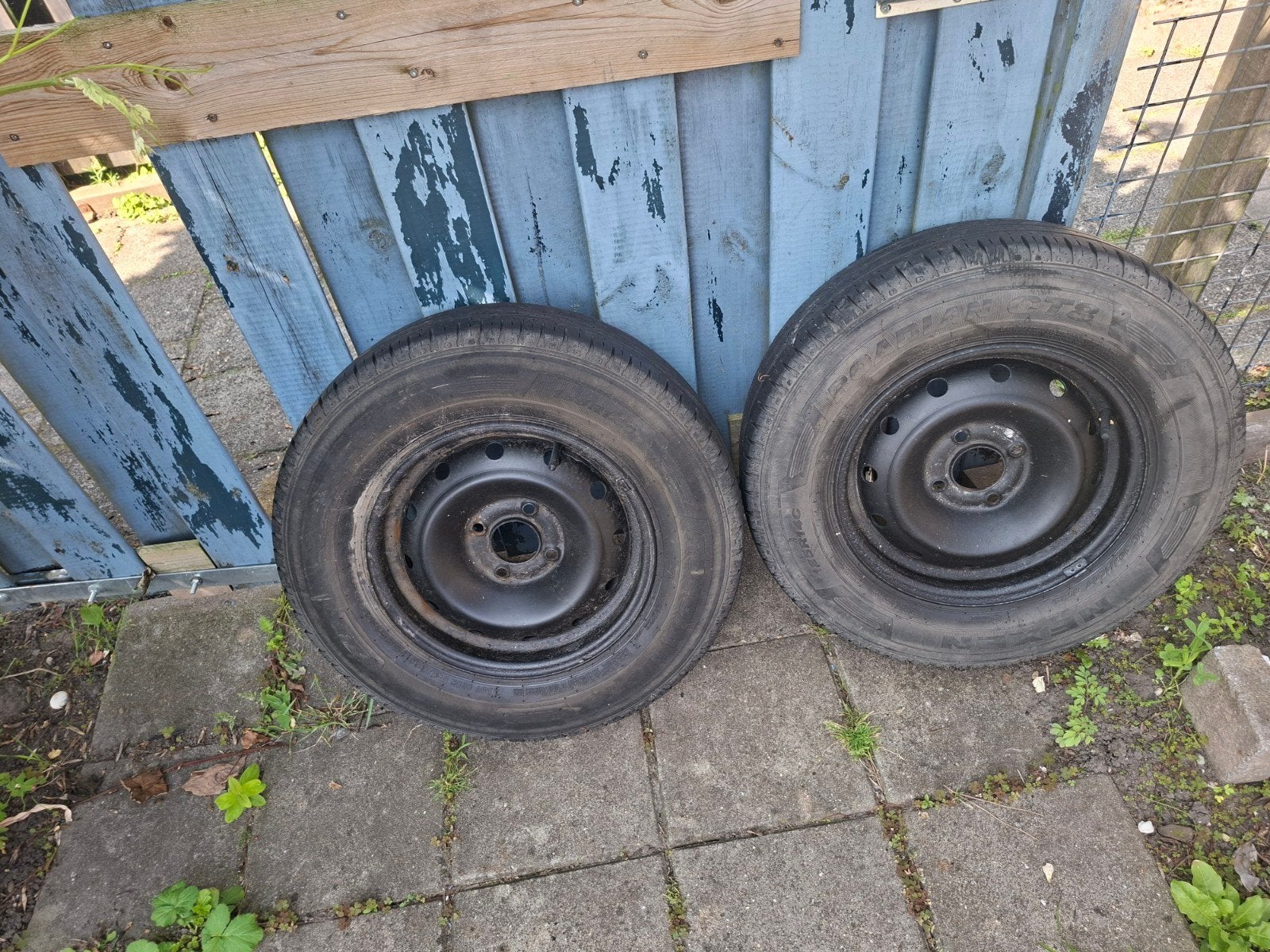 Velgen met banden 4x108, Ophalen, Gebruikt