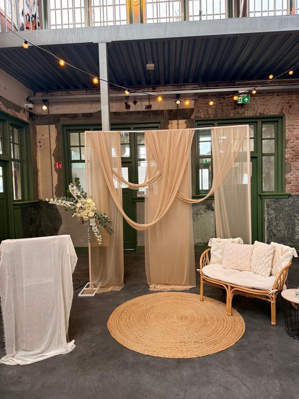 Bruiloft decoratie pakket - Compleet en stijlvol, Ophalen, Beige, Boho, Zo goed als nieuw