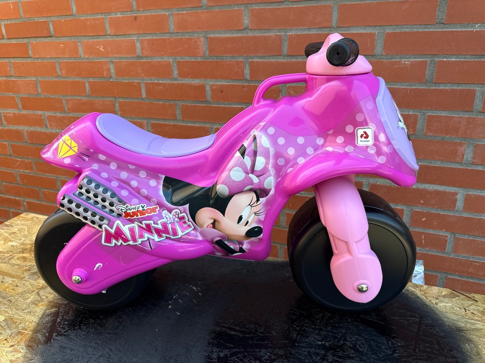 Minnie Mouse Loopmotor - Roze Loopfiets voor Kinderen, Ophalen, Gebruikt, Loopfiets