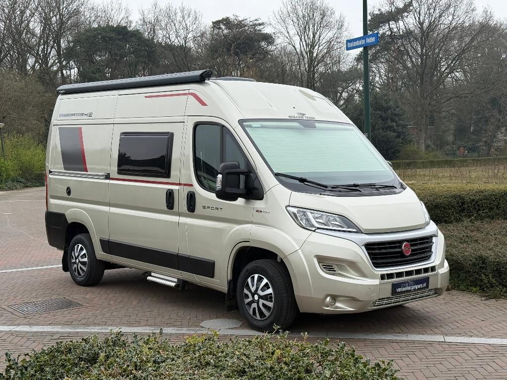 Livingstone Sport K2 5.40m-Perfecte staat-2021-Zeer compleet, Caravans en Kamperen, Campers, Buscamper of Camperbus, Fiat, Diesel