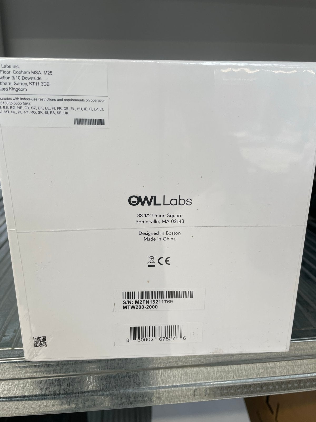 Meeting Owl Pro - Nieuw in doos, MA 02143, Nieuw, Ophalen of Verzenden, Support@owllabs.com