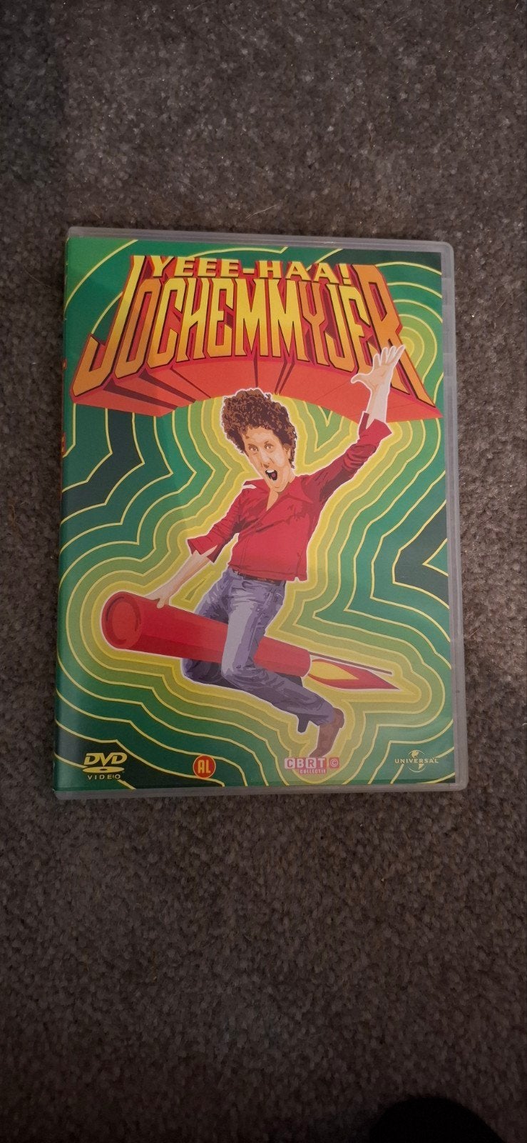 jochem myjer dvd yeee-haa!, Alle leeftijden, Ophalen of Verzenden, Zo goed als nieuw, Stand-up of Theatershow