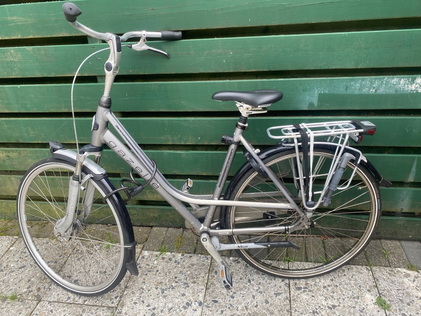 Gazelle damesfiets met lage instap, Velgrem, Ophalen of Verzenden, Gazelle, 53 tot 56 cm