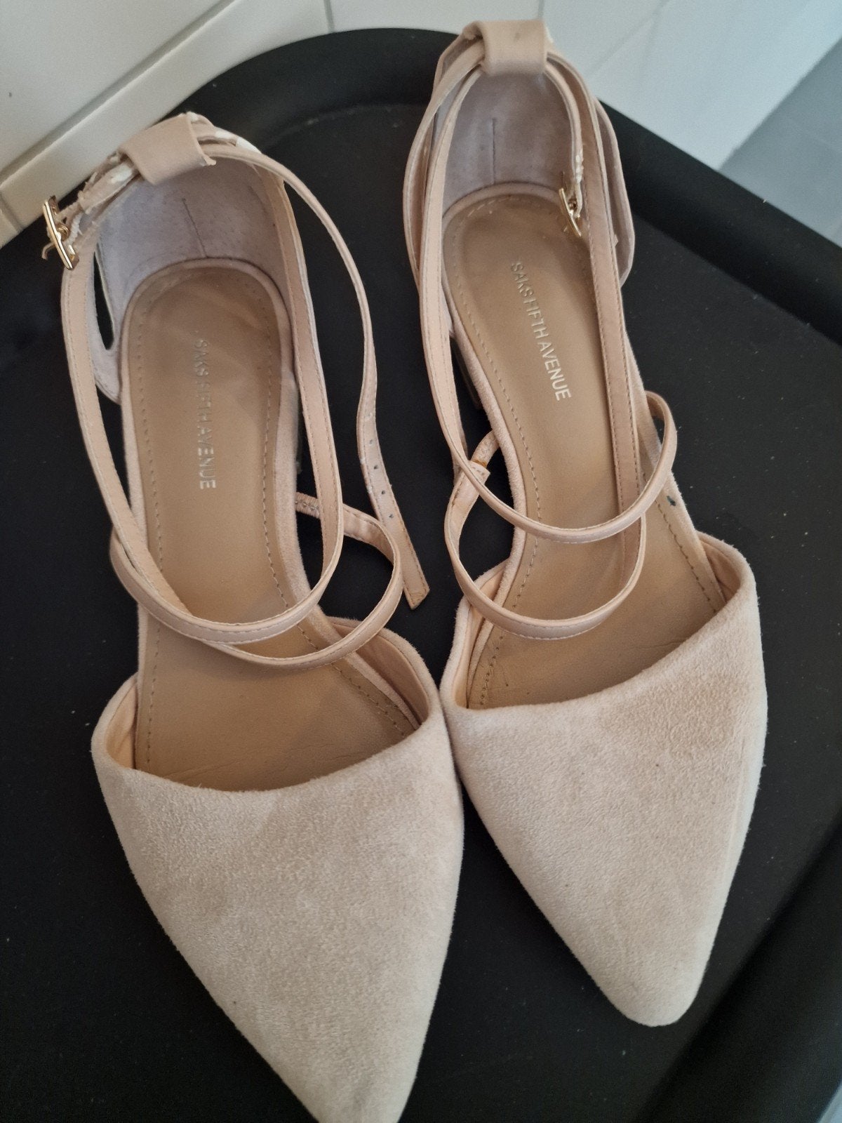 Saks Fifth Avenue Ballerina's - Zo goed als nieuw, Ophalen of Verzenden, Zo goed als nieuw, Beige