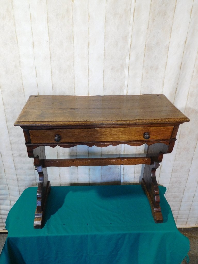 eiken side table, Ophalen, 50 tot 100 cm, Eikenhout, Zo goed als nieuw