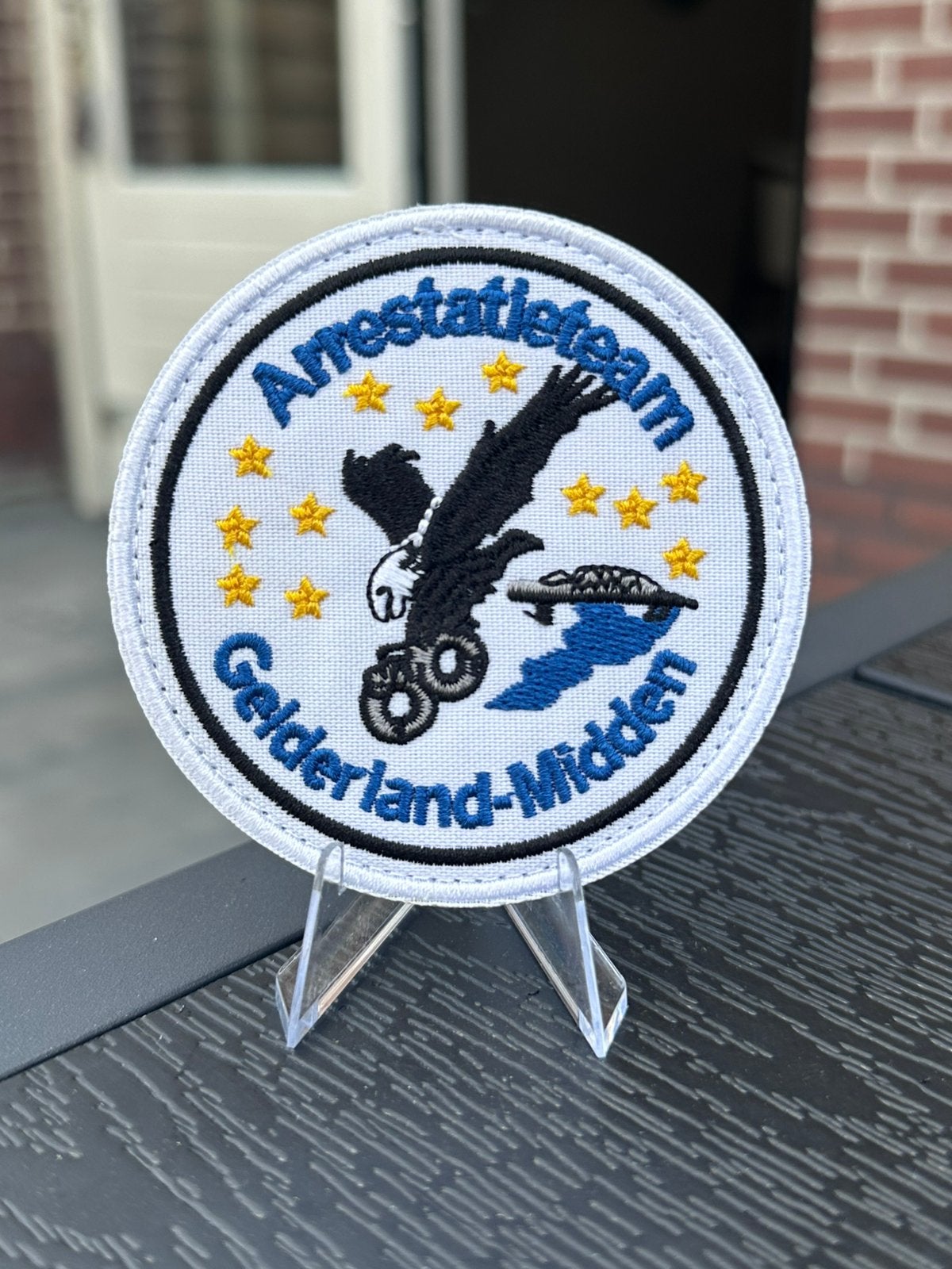Arrestatieteam Gelderland-Midden Patch Klittenband, Ophalen of Verzenden, Overige soorten, Nederland, Embleem of Badge