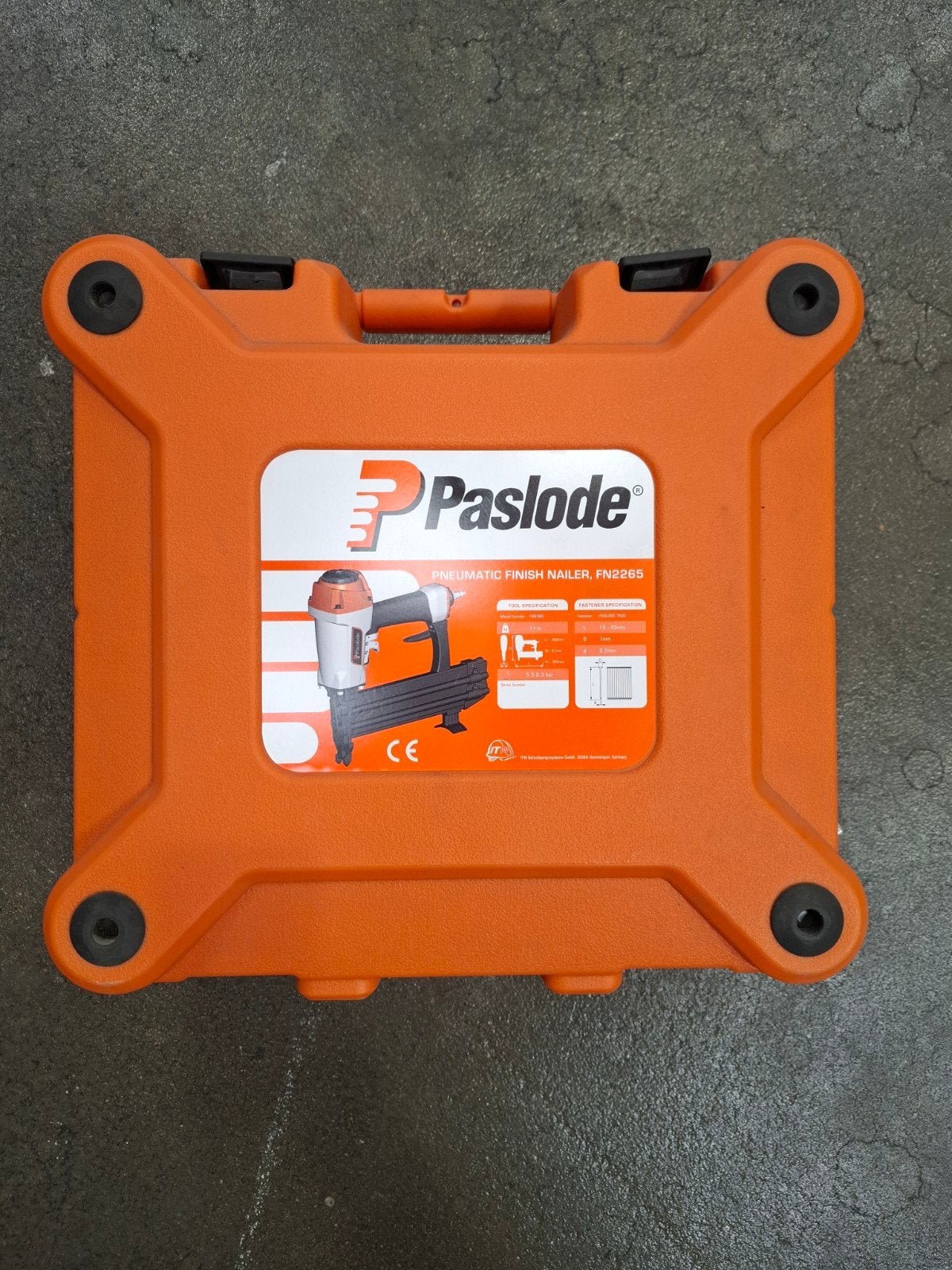 Paslode FN2265 Pneumatische Finish Nailer, Ophalen