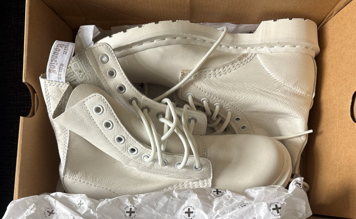 Nieuwe Dr. Martens 1460 Pascal Mono Optical White, Ophalen of Verzenden, Nieuw, Wit, Lage of Enkellaarzen