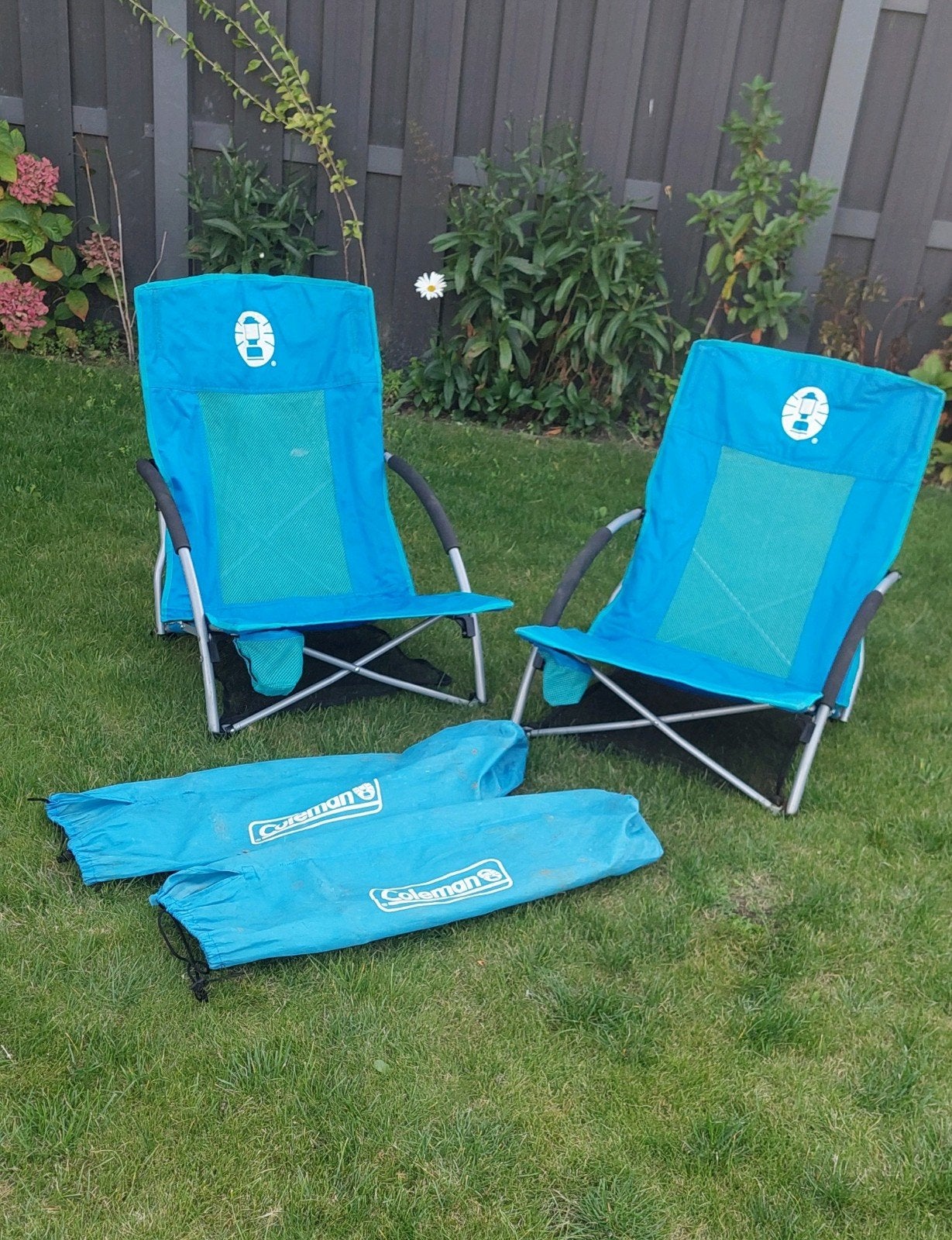 Coleman strandstoeltjes / kampeerstoeltjes, Ophalen of Verzenden, Gebruikt, Campingstoel