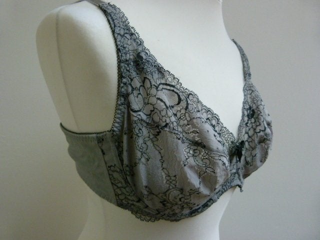 BH 85C grijs met kant en beugel Hunkemoller, Hunkemöller, Verzenden, Grijs, BH