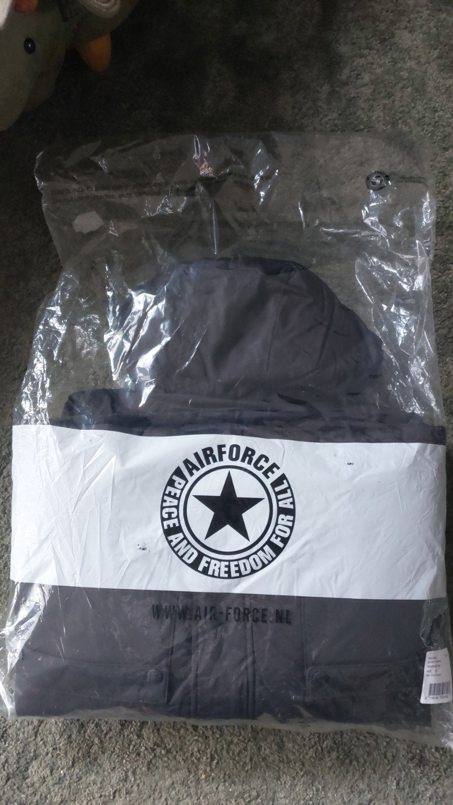 Nieuwe Airforce Meiden Jas - True Black - Maat 16, Meisje, Nieuw, Ophalen of Verzenden, Airforce