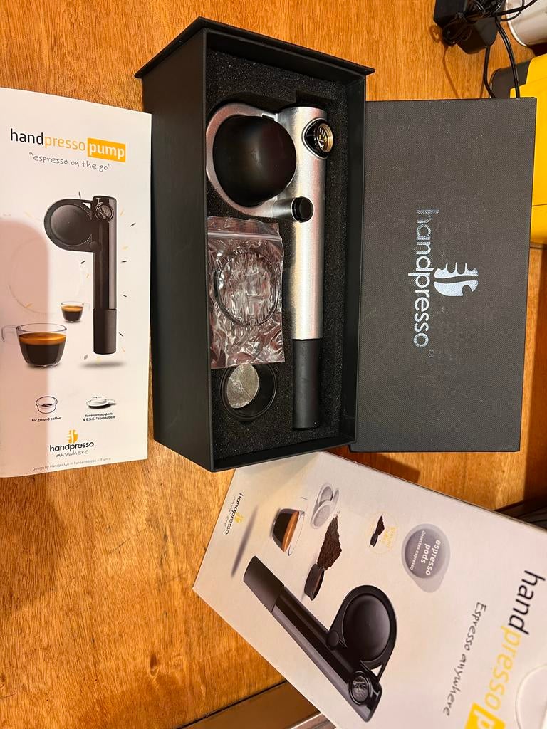 Handpresso draagbaar espresso apparaat, wat onderhoud nodig, Witgoed en Apparatuur, Koffiezetapparaten, Gebruikt, Espresso apparaat
