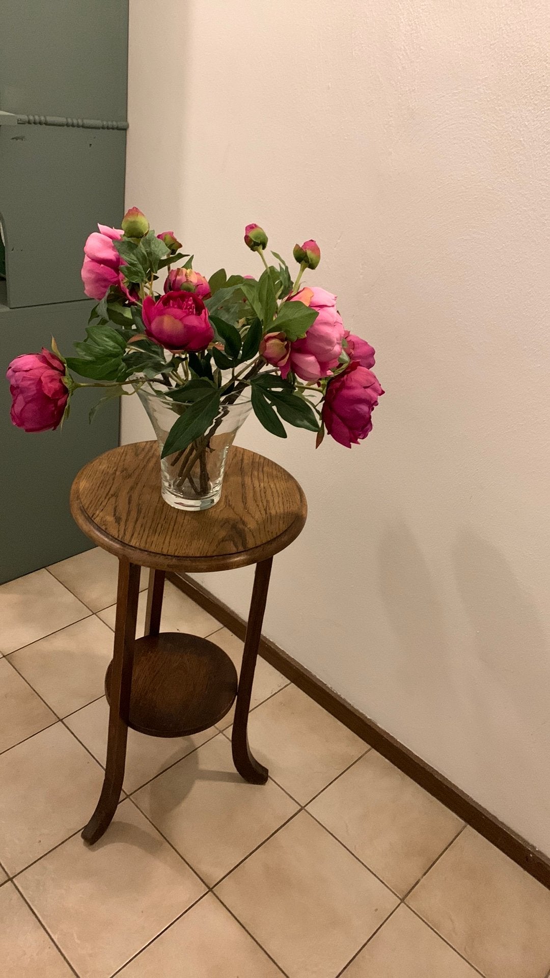 Kunstbloemen pioenrozen 6 takken, Binnen, Gebruikt, Roze, Verzenden