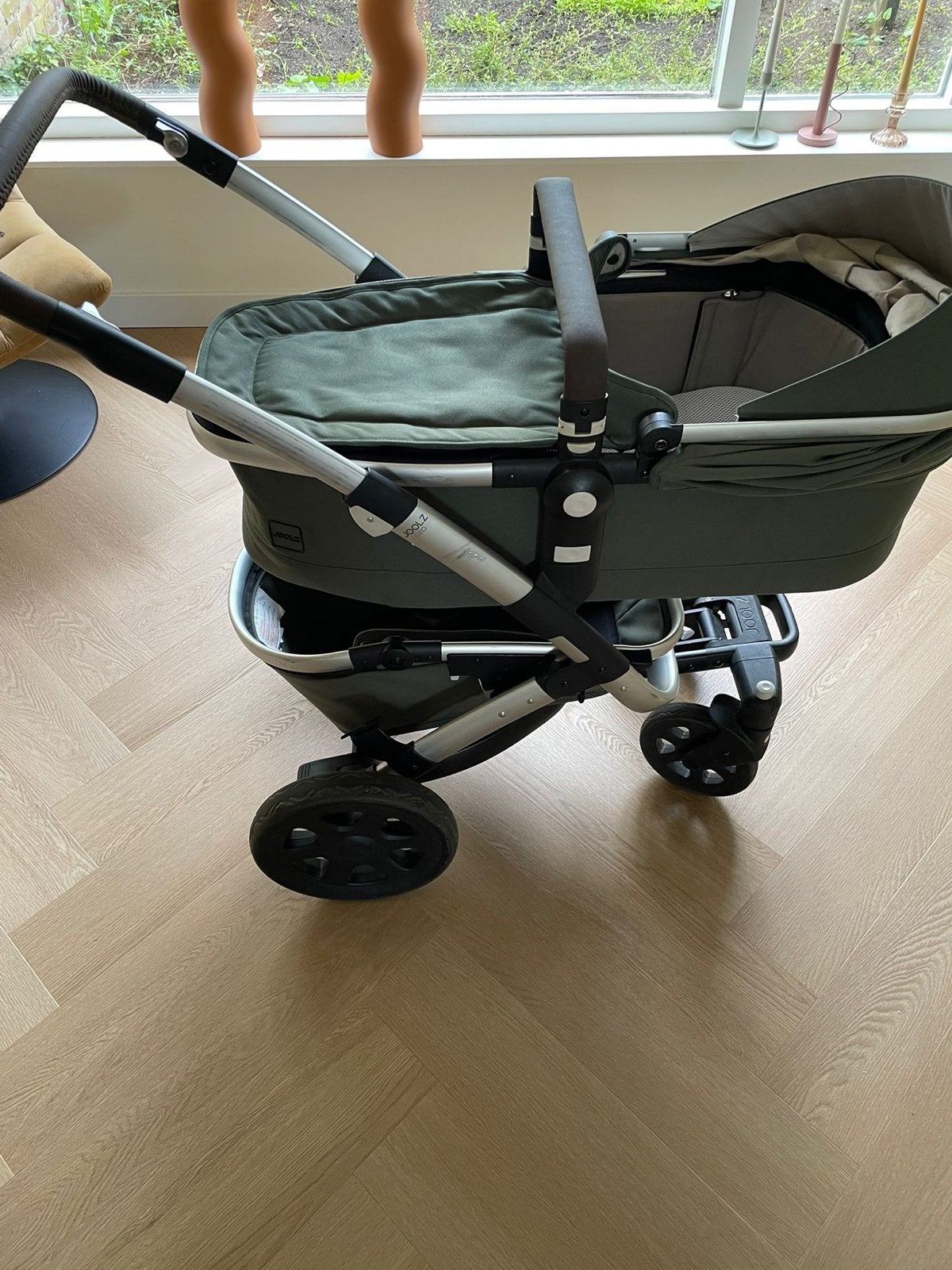 Joolz Geo kinderwagen met reiswieg en accessoires, Gebruikt, Combiwagen, Met reiswieg, Ophalen