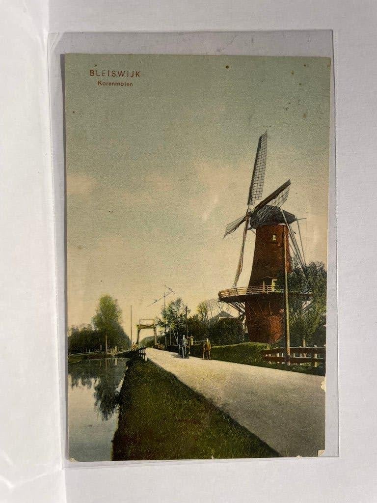 Bleiswijk - Korenmolen, Verzenden, Voor 1920, Gelopen, Zuid-Holland