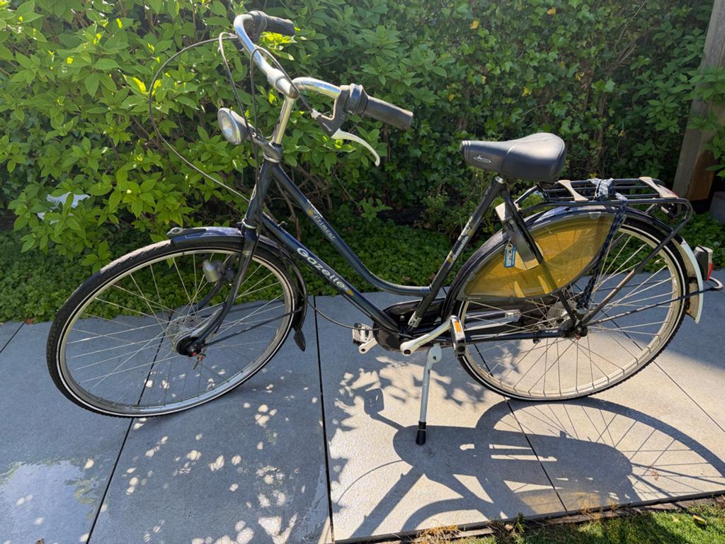 Gazelle damesfiets, gebruikt, Ophalen, Terugtraprem, Gebruikt, 50 tot 53 cm