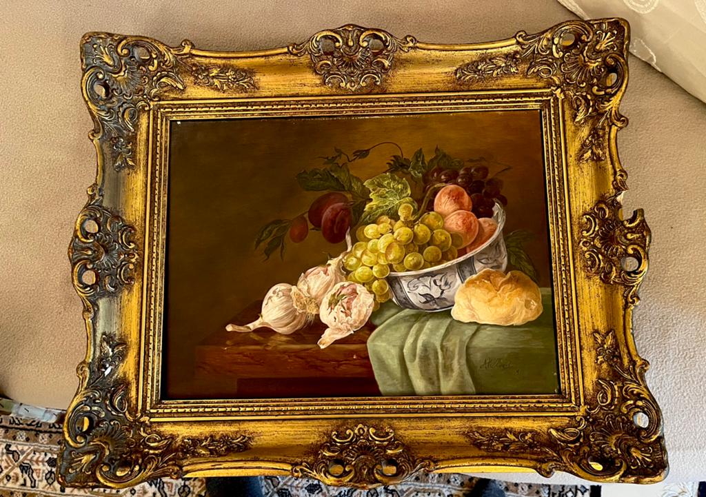 Prachtige olieverf stilleven schilderij, Ophalen of Verzenden