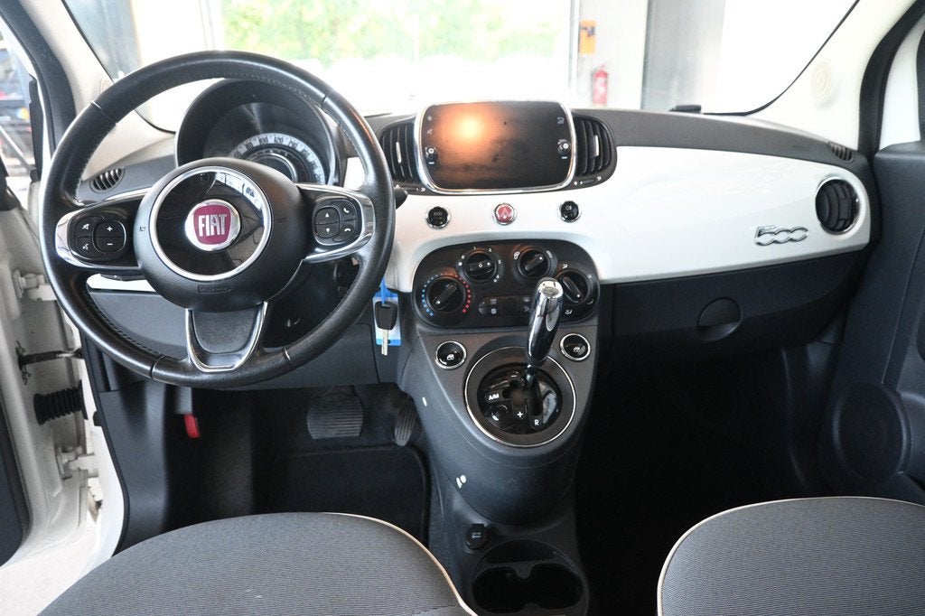 Fiat 500 0.9 TwinAir Turbo Lounge Automaat Airco Panoramadak, Stof, Gebruikt, Met garantie (alle), Origineel Nederlands
