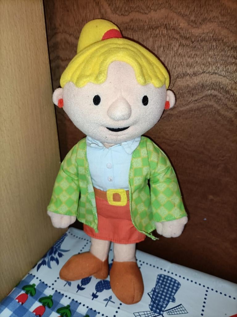 Wendy knuffel vriendin van Bob de Bouwer 30 cm groot, Kinderen en Baby's, Speelgoed | Knuffels en Pluche, Ophalen of Verzenden