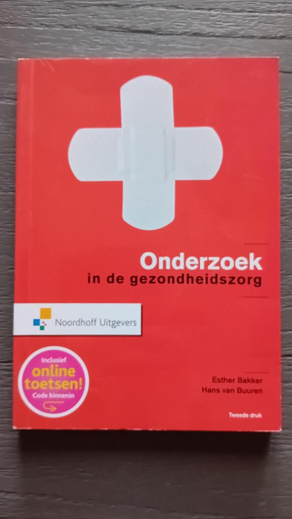 Onderzoek in de gezondheidszorg, Boeken, Ophalen of Verzenden, Beta, Zo goed als nieuw, HBO