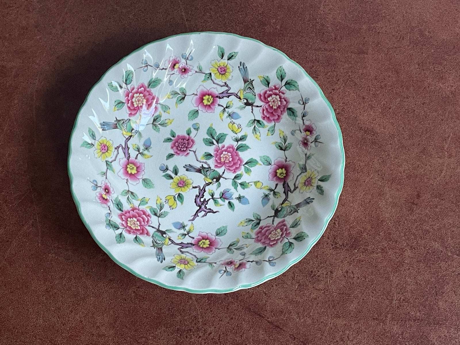 Old Foley James Kent Ltd "Chinese Rose” schaaltje, Ophalen of Verzenden
