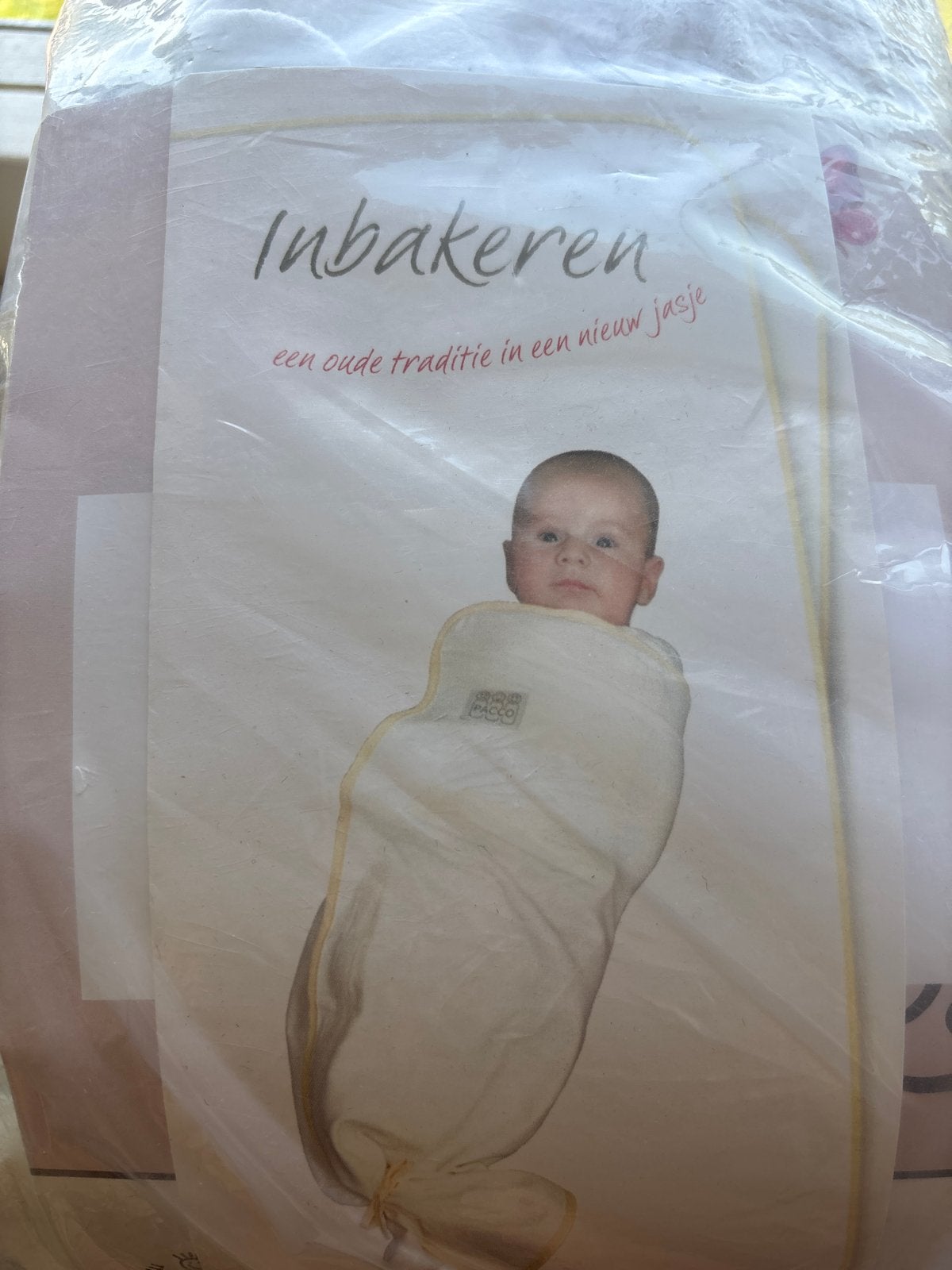 Pacco Piccolo inbakerdoek - helpt je baby slapen, Ophalen of Verzenden, Gebruikt, Minder dan 70 cm, Bakerzak of Bakerdoek