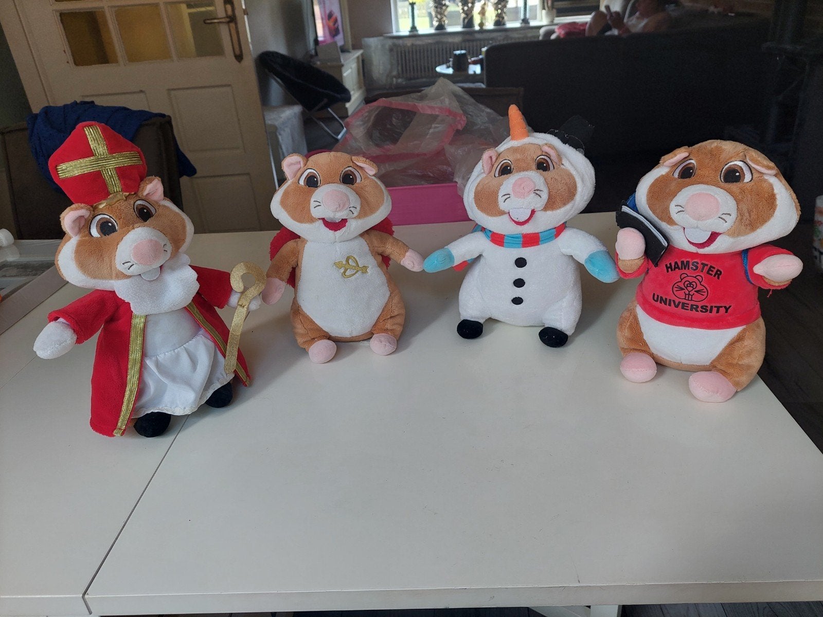 4 Albert Heijn hamsters in diverse uitvoeringen: Sinterklaas, Albert Heijn, Ophalen of Verzenden