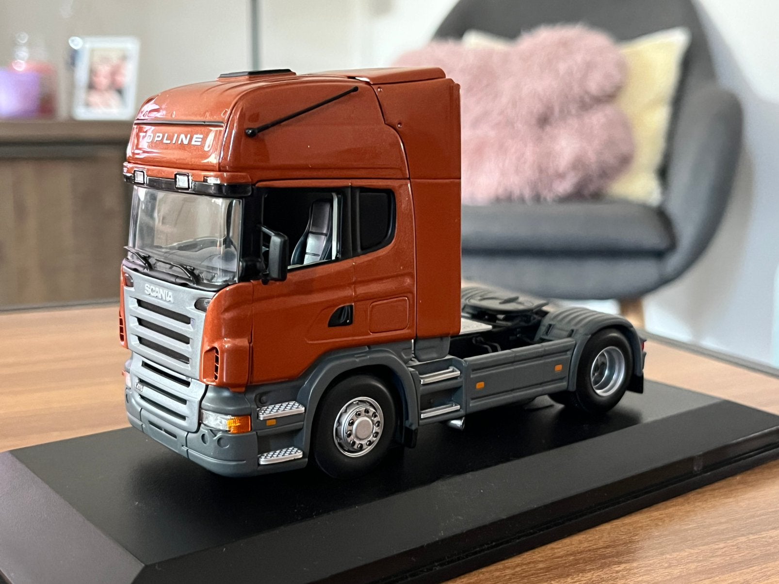 Minichamps Scania R-serie Topline vrachtwagen 1:43, Ophalen, Zo goed als nieuw, Bus of Vrachtwagen
