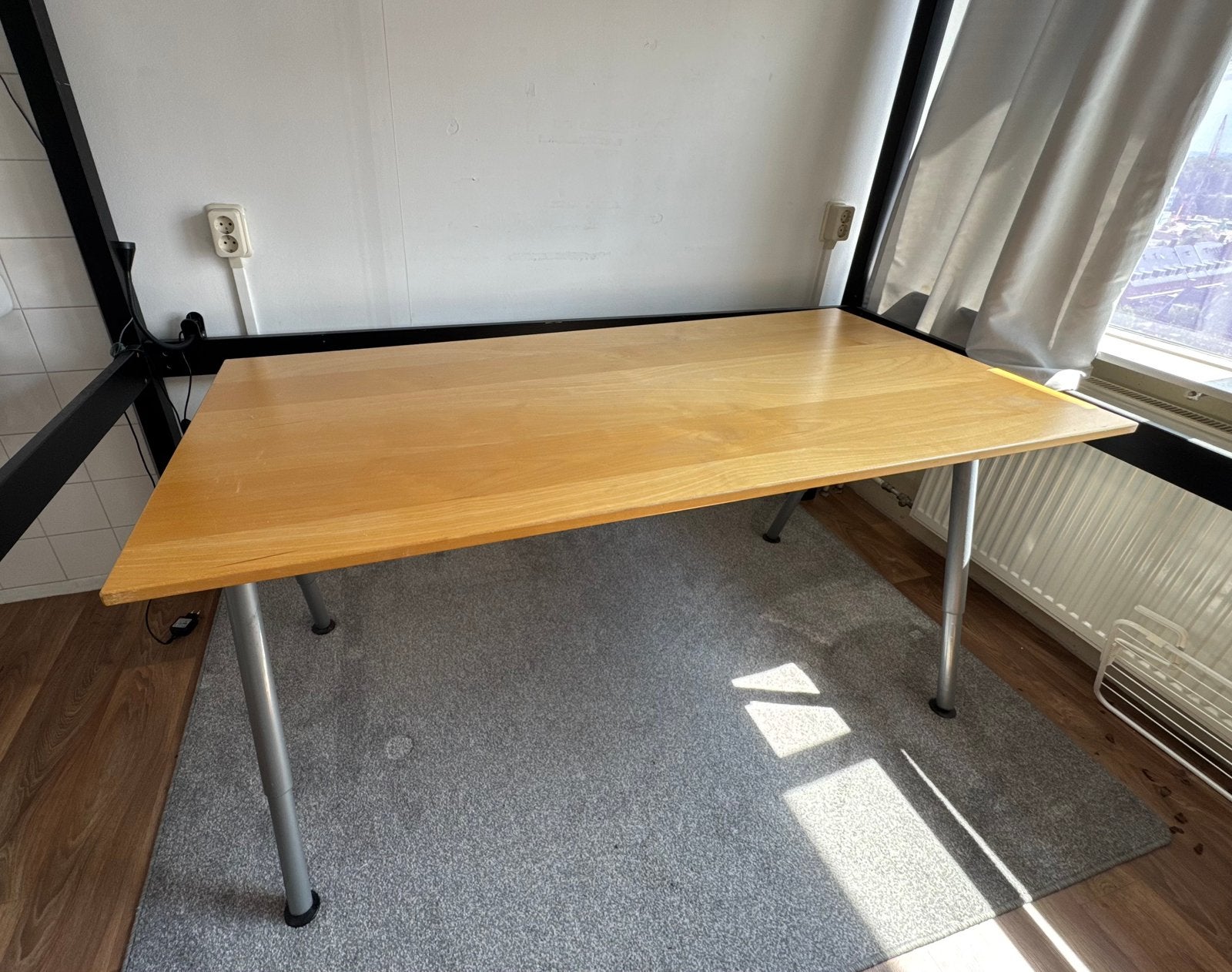 Bureau IKEA verstelbaar, Ophalen, 160 cm, Gebruikt, IKEA