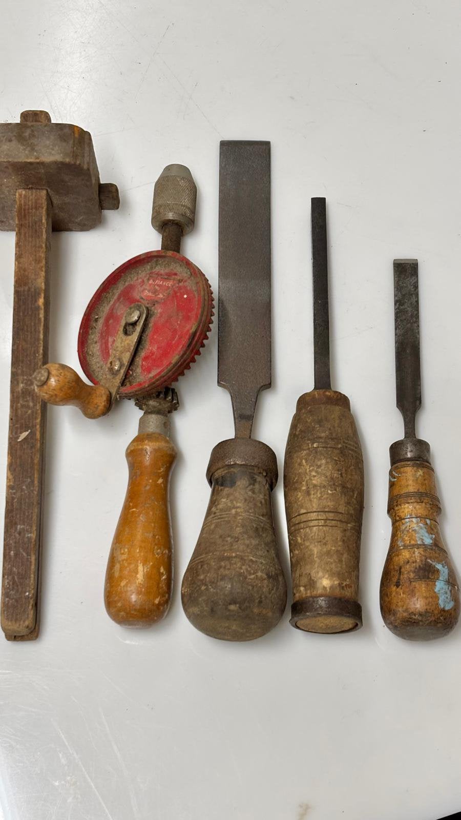 Oud timmer gereedschap, Antiek en Kunst, Antiek | Gereedschap en Instrumenten, Ophalen of Verzenden