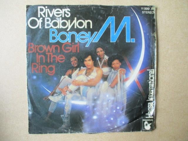 s0841 boney m - rivers of babylon 2, Ophalen, Gebruikt, Overige genres, 7 inch