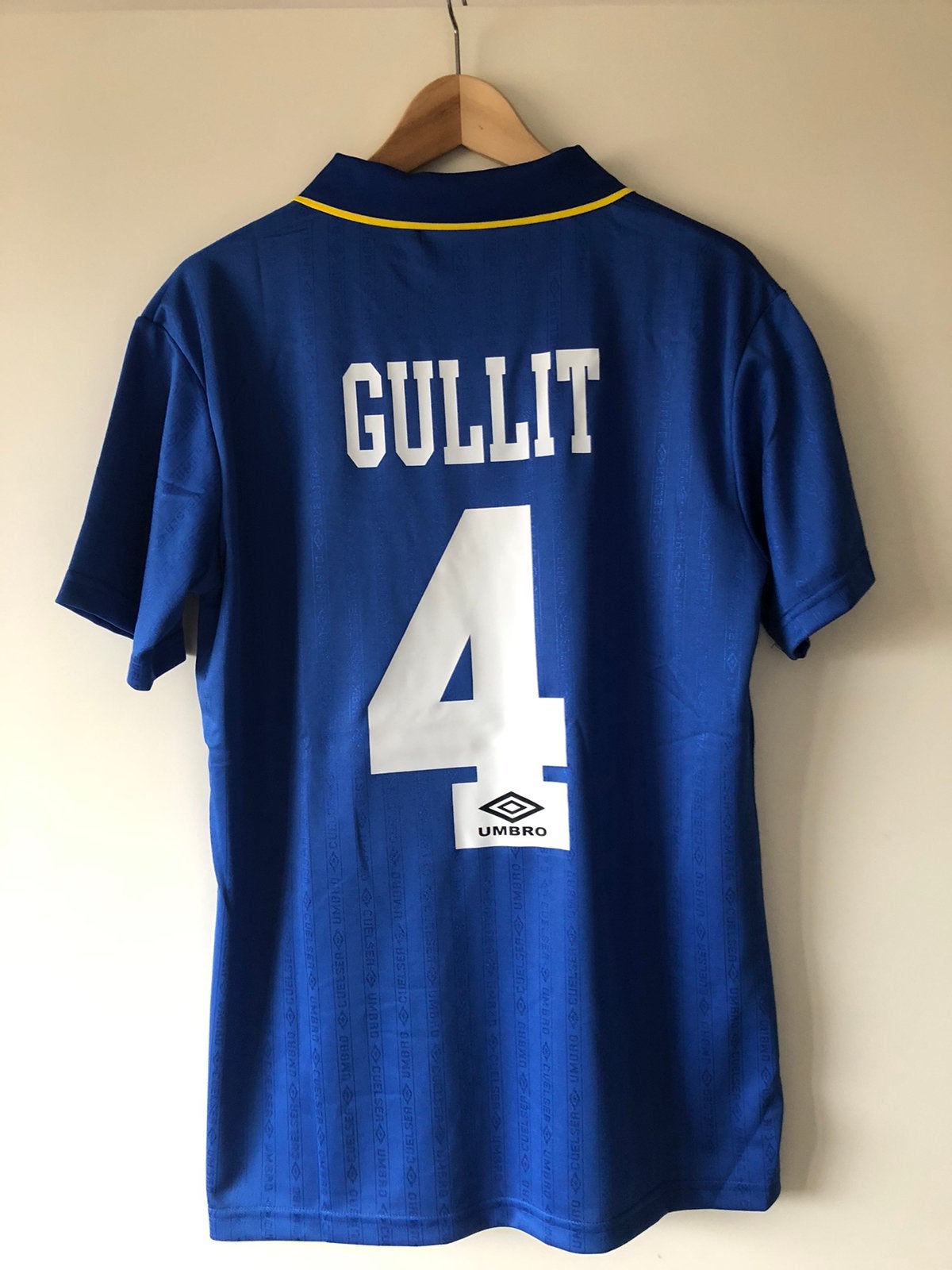 Gullit chelsea retro voetbalshirt maat L, Ophalen of Verzenden, Zo goed als nieuw, Shirt