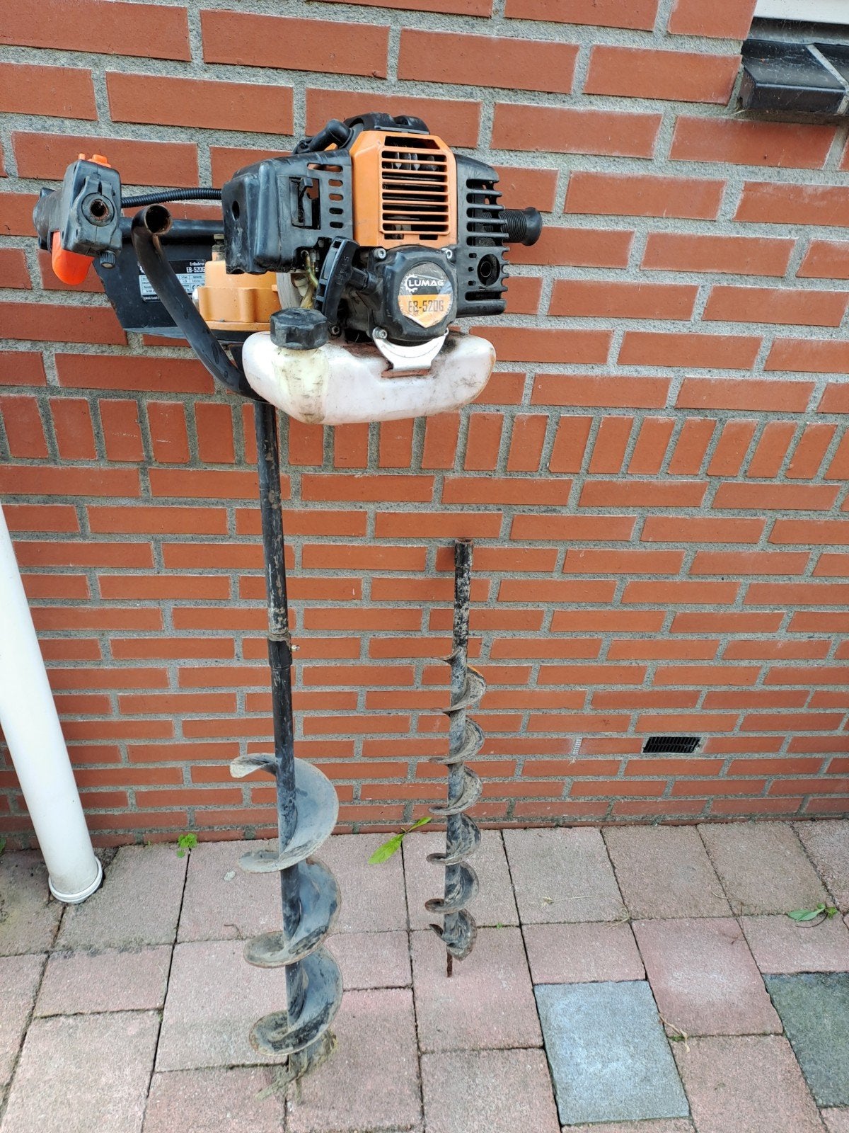 te koop benzine grondboor, Ophalen, Grondboor
