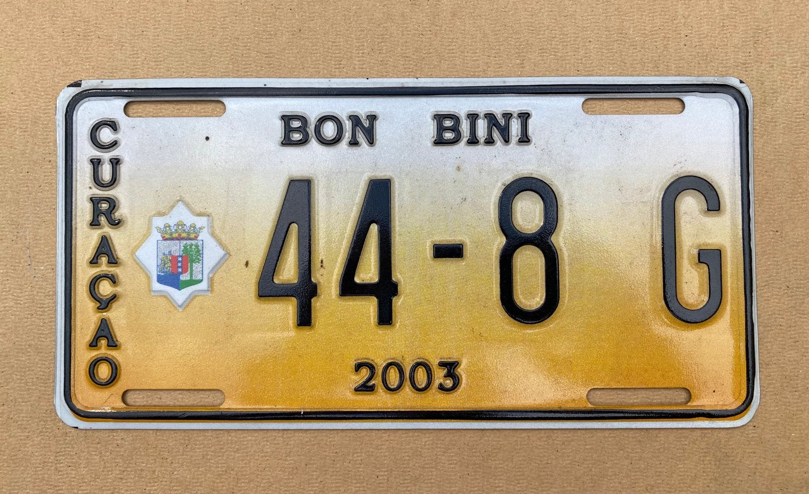 Kentekenplaat Curacao, Ophalen of Verzenden, Gebruikt, Auto's