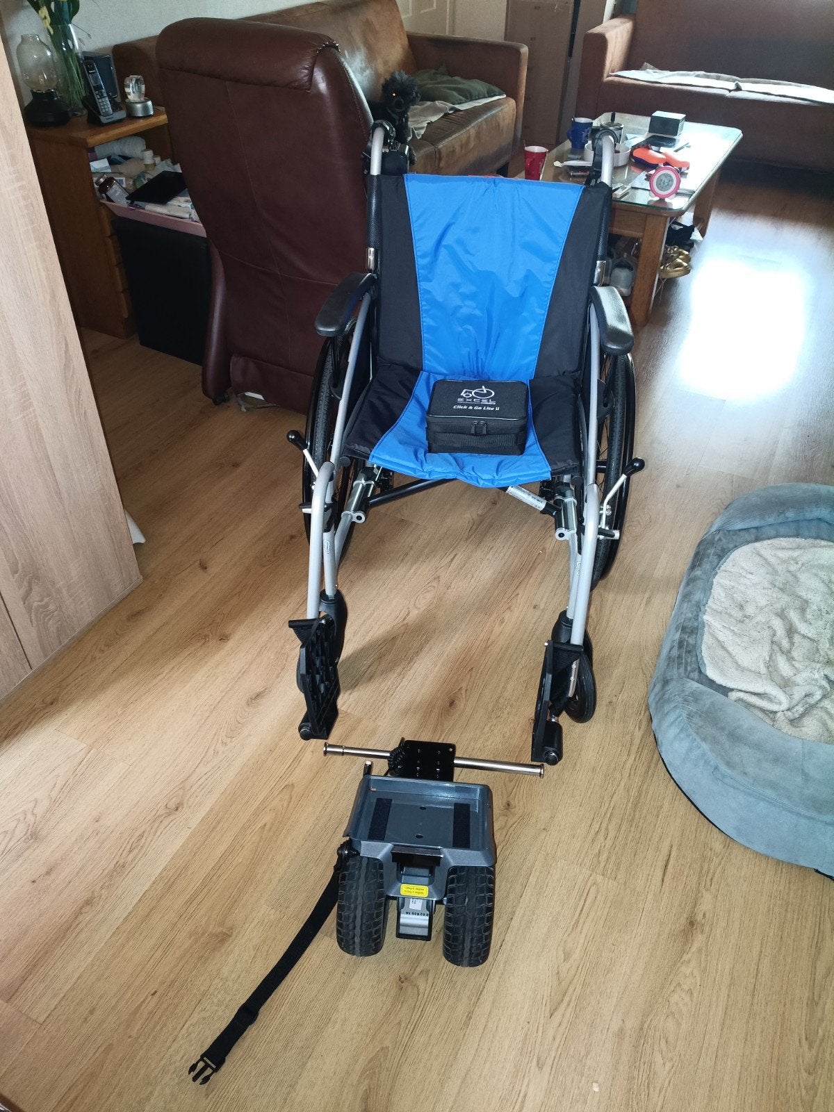 nieuwe rolstoel met duw ondersteuning, Ophalen, Inklapbaar, Nieuw, Duwrolstoel