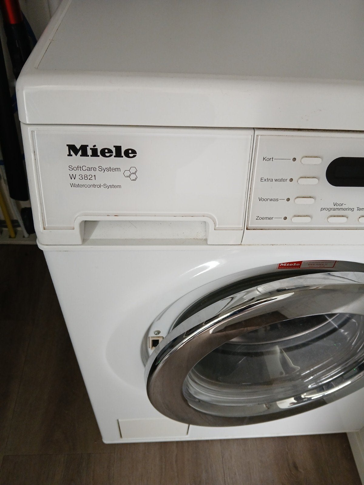 Miele SoftCare System W 3821 Wasmachine, Ophalen of Verzenden, Zo goed als nieuw, Voorlader, Kort programma
