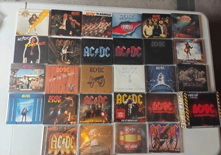 AC/DC grote CD collectie (alle albums) + meer, Ophalen of Verzenden, Zo goed als nieuw