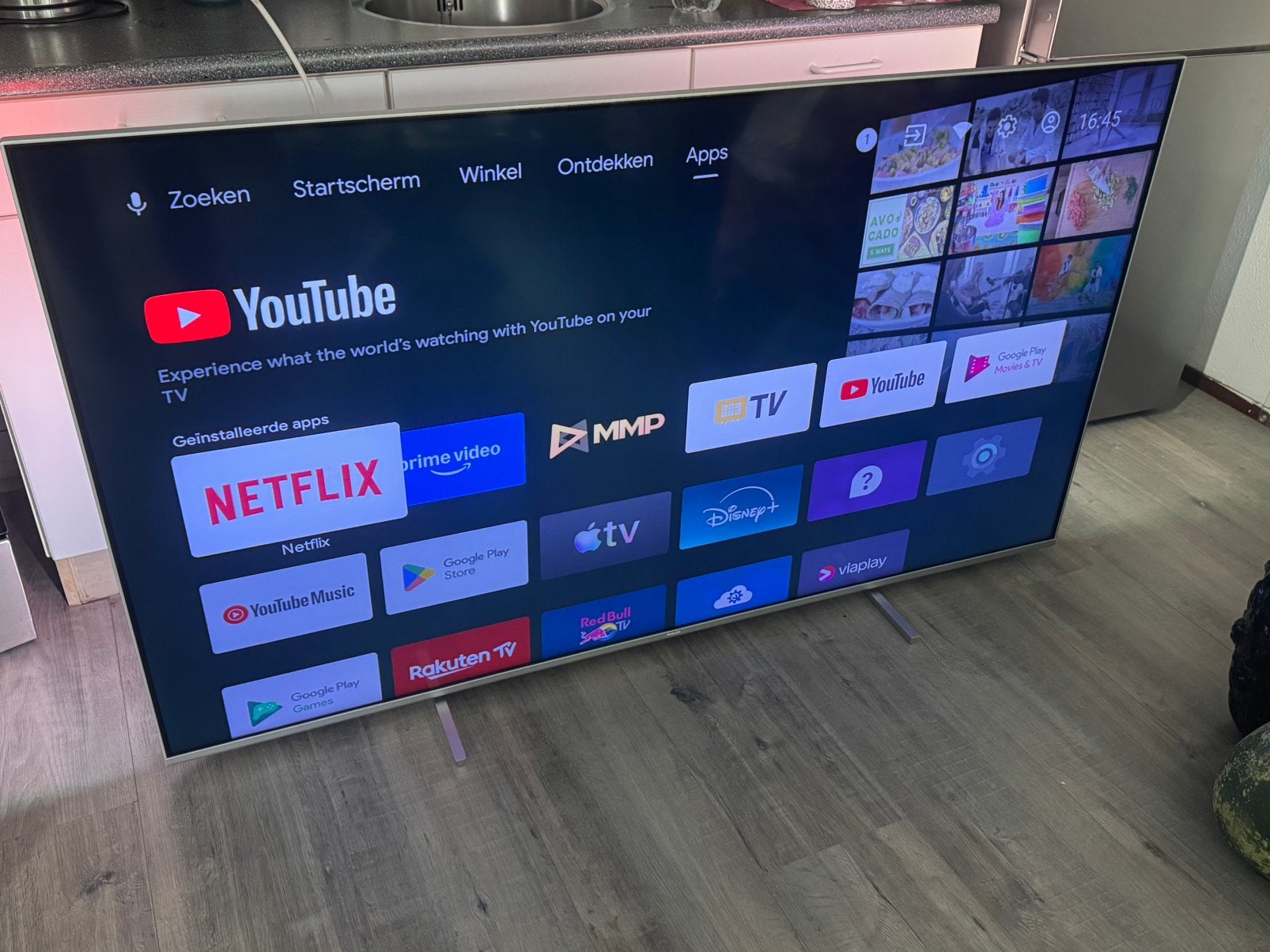 Philips 70 inch 4K Ambilight Android Smart TV, Audio, Tv en Foto, Televisies, Ophalen, Philips, 50 Hz, Zo goed als nieuw
