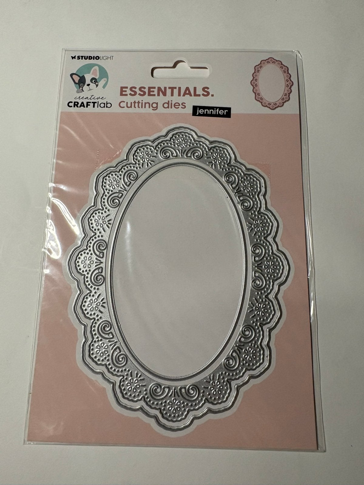 Craftlab snijmal ovaal Jennifer, Ophalen of Verzenden, Zo goed als nieuw, Overige thema's, Pons of Mal