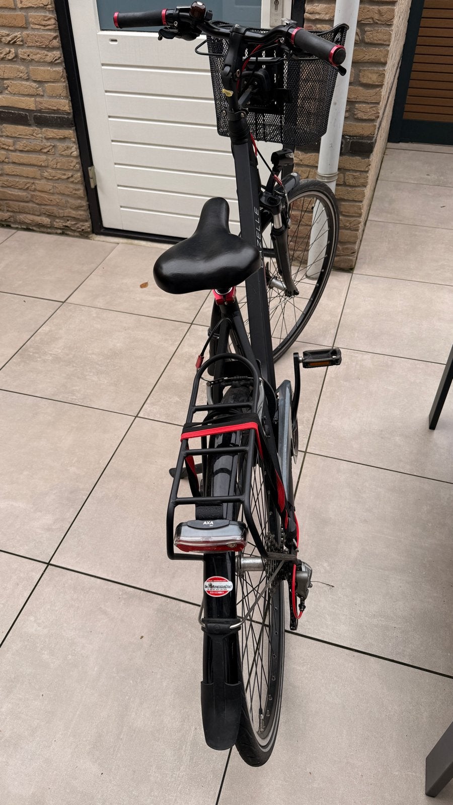 Gazelle Vento Sportieve Trekkingfiets met Mand, Ophalen, Velgrem, Versnellingen, Gazelle