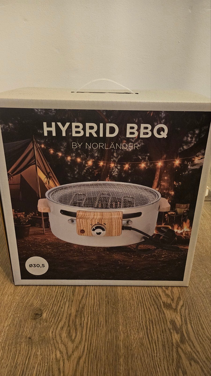 Hybride BBQ Norlander - Elektrisch en Houtskool, Ophalen, Nieuw, Norlander