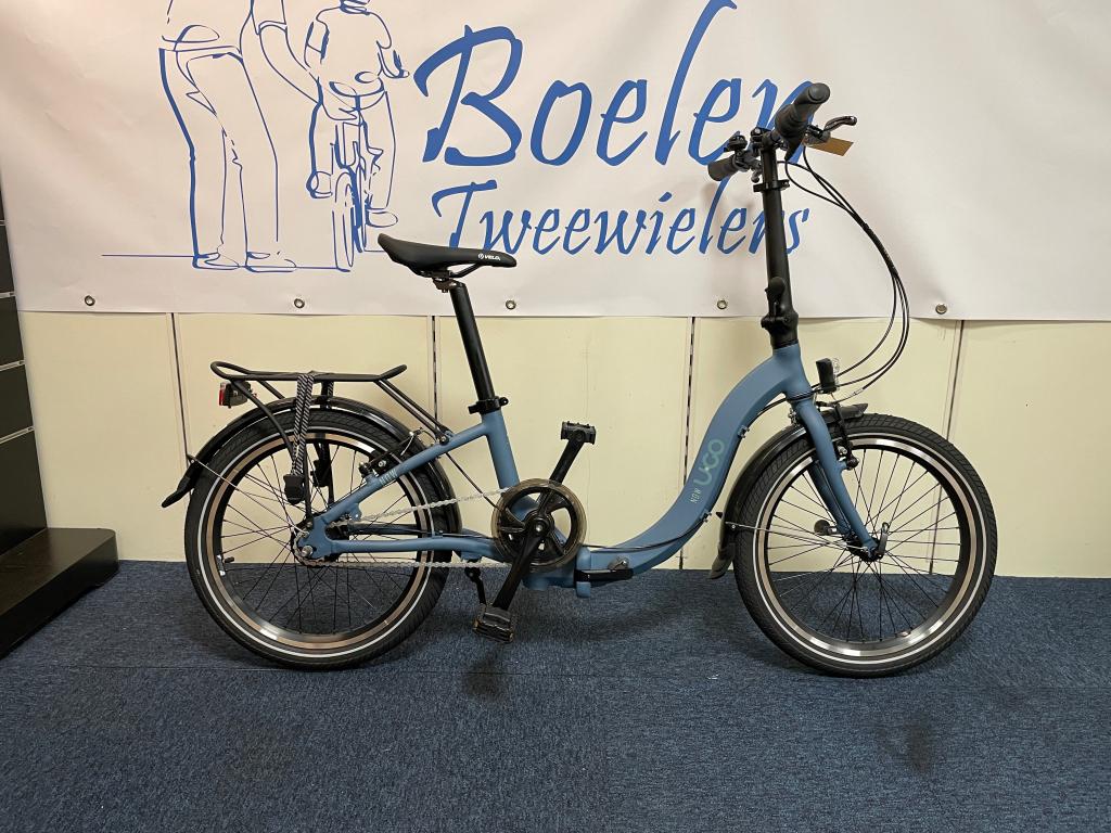 NIEUWE Ugo Now Low Entry I7 7v Vouwfiets prussian blue, Fietsen en Brommers, Fietsen | Vouwfietsen, 20 inch of meer, Versnellingen