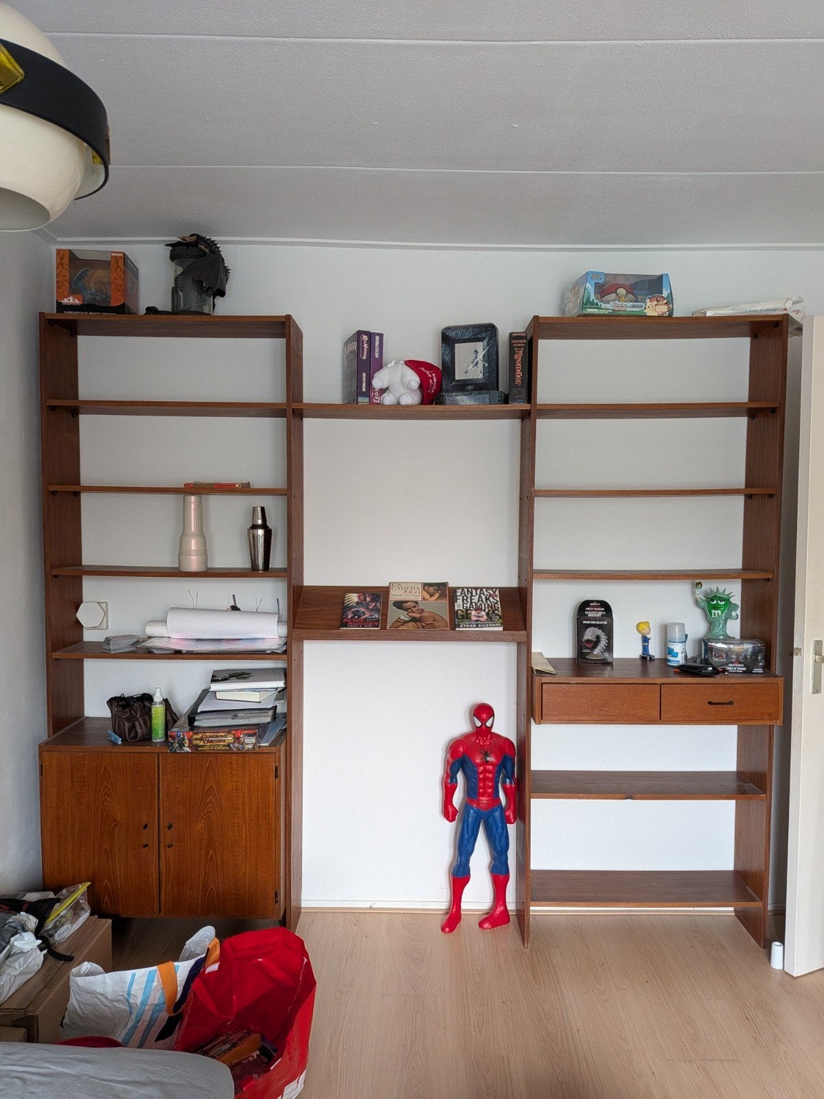 Vintage Teak modular unit by Simplalux, 60s, Ophalen, Huis en Inrichting
